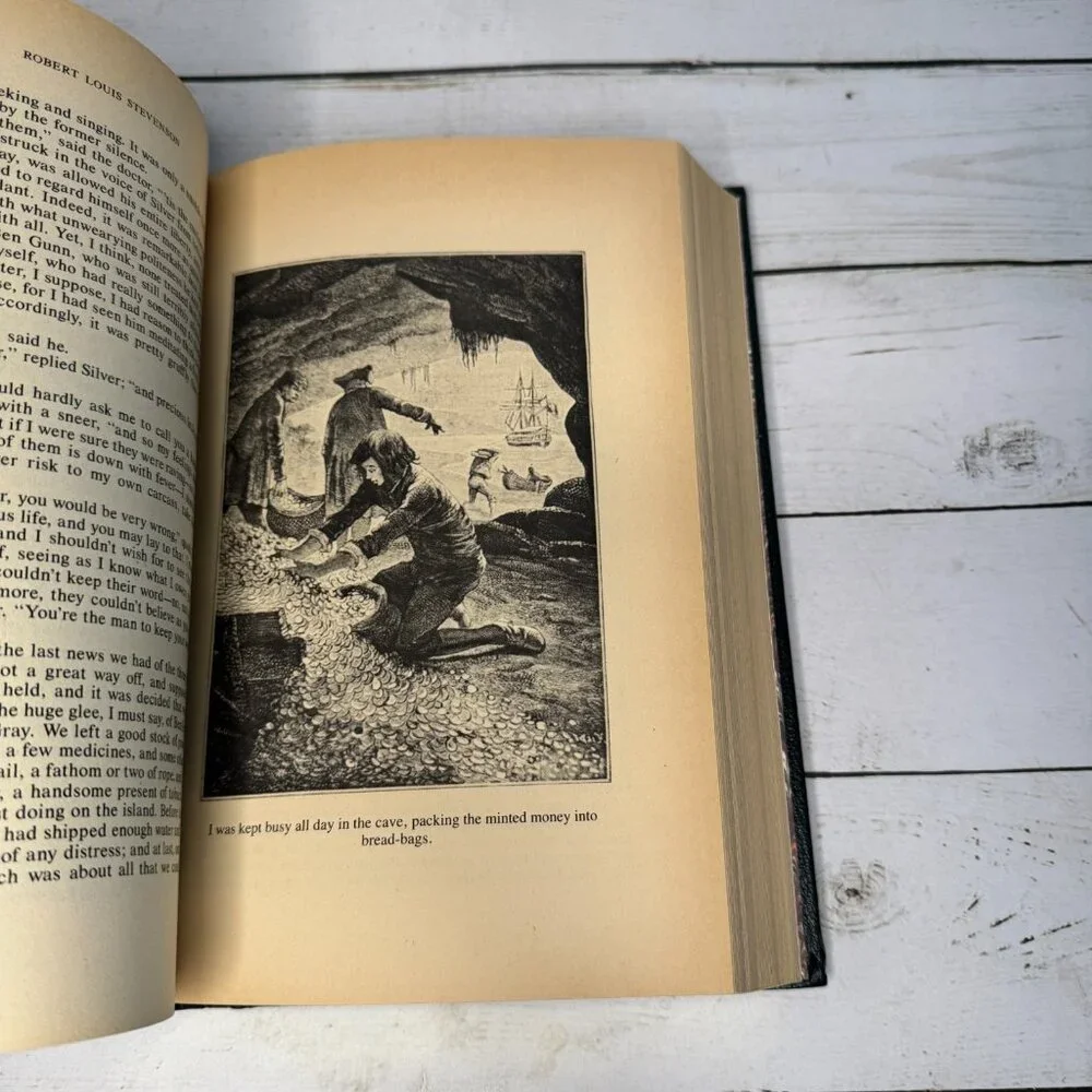 Greenwich Unabridged Library Classics Robert Louis Stevenson 1983 Illustrated HC
